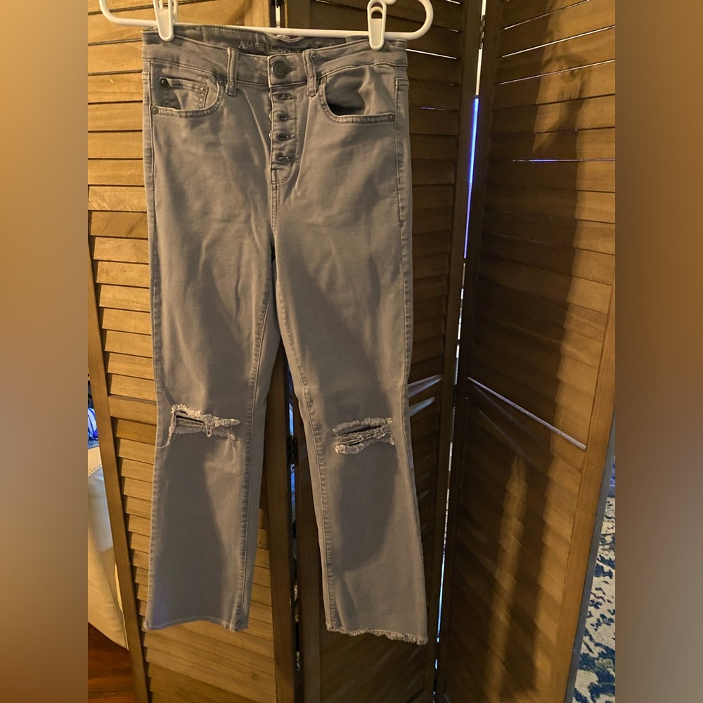 American Eagle 🦅 high rise jegging crop/ankle. Size 4